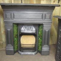 062TC - Antique Victorian Tiled Combination Fireplace