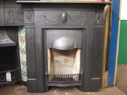 077LC - Cast Iron Victorian Fireplace