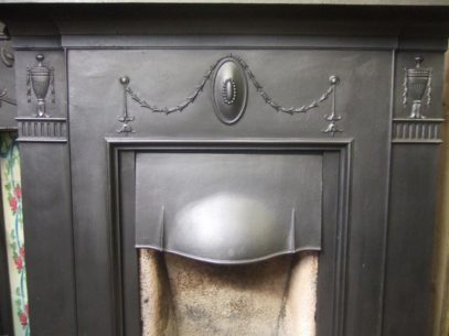 077LC - Cast Iron Victorian Fireplace