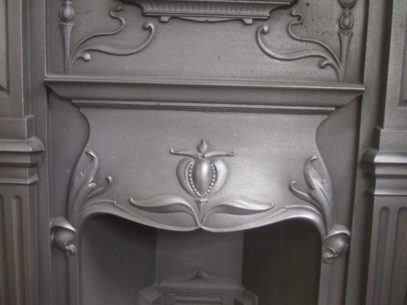 Original Art Nouveau Bedroom Fireplace 83B Oldfireplaces