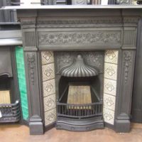 Victorian Tiled Combination Fireplace