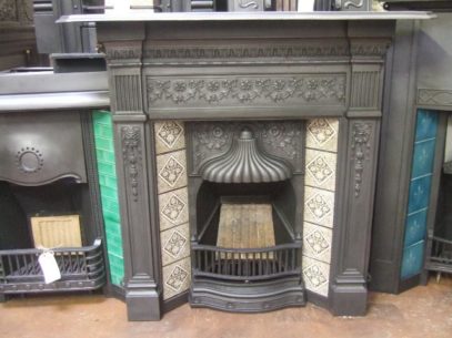 Victorian Tiled Combination Fireplace