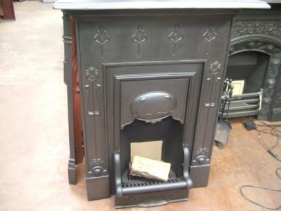 089MC - Reclaimed Art Nouveau Fireplace