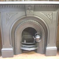 092CS - Victorian Cast Iron Surround & Arched Insert