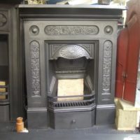 145MC -  Victorian Cast Iron Fireplace