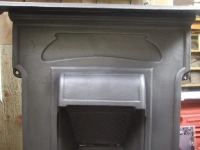 146B - Edwardian Cast Iron Bedroom Fireplace