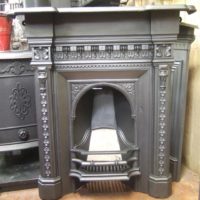 151MC - Mid-Victorian Cast Iron Fireplace