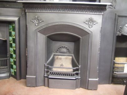 152LC - Original Victorian Cast Iron  Fireplace