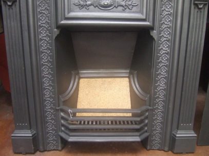 158LC - Original Victorian Cast Iron Fireplace