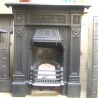 166MC - 'The Repton' Victorian Cast Iron Fireplace