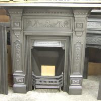 Original Victorian Cast Iron Fireplace