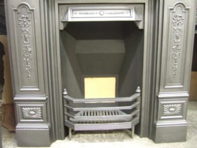 Original Victorian Cast Iron Fireplace