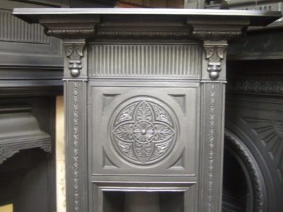 216B - Original Victorian Thomas Jeckyll-Style Bedroom Fireplace