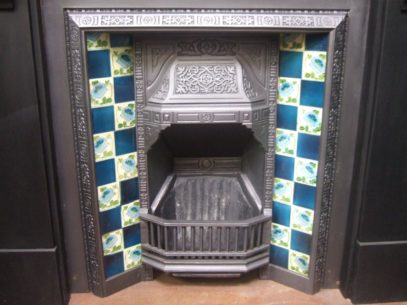 217TI - Victorian Cast Iron Tiled Insert