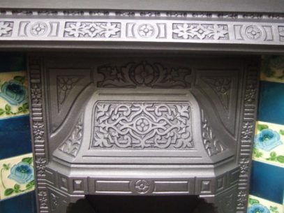 217TI - Victorian Cast Iron Tiled Insert