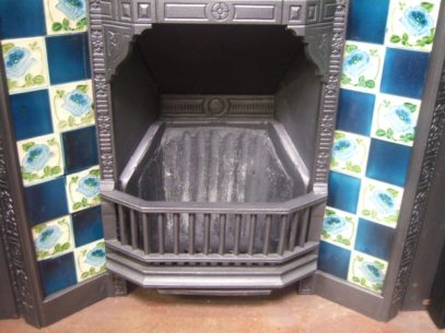 217TI - Victorian Cast Iron Tiled Insert