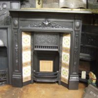 229TC - Original Victorian Tiled Combination Fireplace