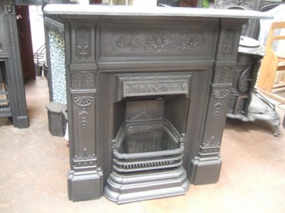 237LC - Victorian Cast Iron Combination Fireplace