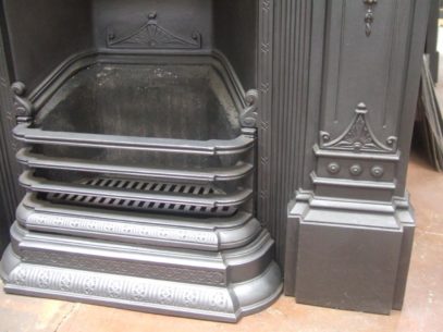 237LC - Victorian Cast Iron Combination Fireplace