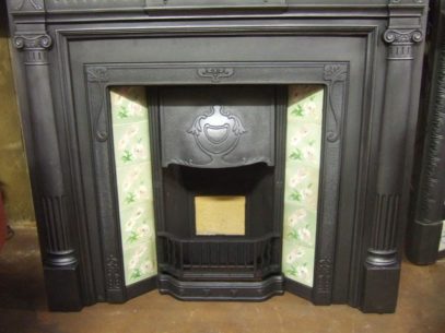 243CS - Edwardian Cast Iron Fireplace Surround