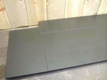 Matt Granite Hearth - slabbed