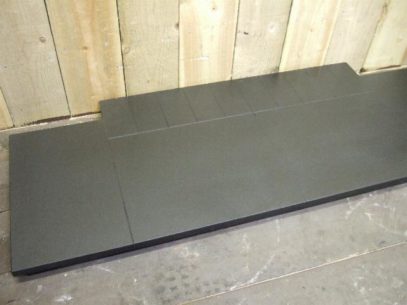 Matt Granite Hearth - slabbed