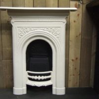 Victorian Cast Iron Bedroom Fireplace - 140B