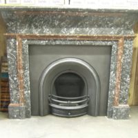Original Victorian Arched Fireplace Insert - 016AI