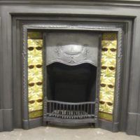 Antique Edwardian Tiled Insert - 056TI