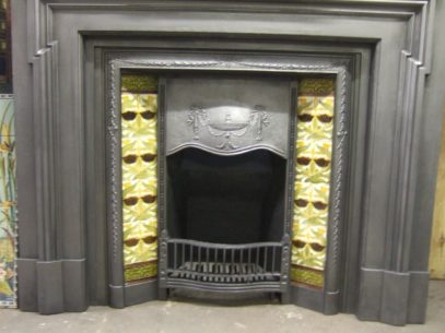 Antique Edwardian Tiled Insert - 056TI