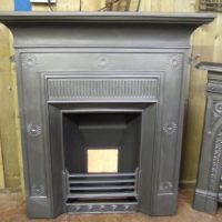 Victorian / Edwardian Cast Iron Fireplace - 163LC
