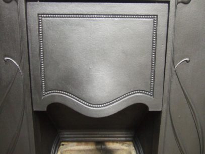 Original Art Nouveau Cast Iron Fireplace - 223MC - Image 7
