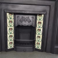 Victorian Art Nouveau Tiled Insert 767TI - Antique Fireplace Company