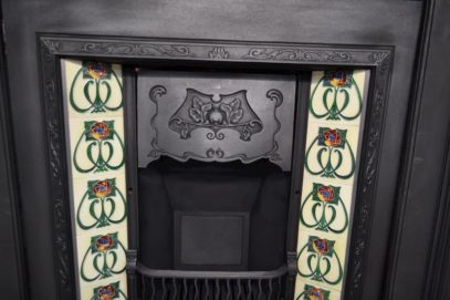 Victorian Art Nouveau Tiled Insert 767TI - Antique Fireplace Company