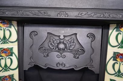 Victorian Art Nouveau Tiled Insert 767TI - Antique Fireplace Company