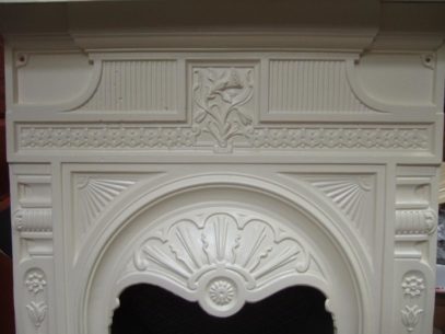 Arts and Crafts Bedroom Fireplace - 019B - Image 4