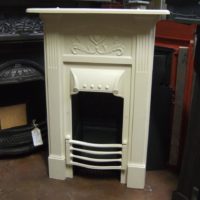 Original Art Nouveau Bedroom Fireplace - 065B