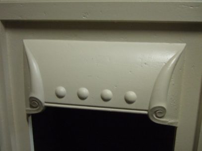 Original Art Nouveau Bedroom Fireplace - 065B - Image 4
