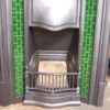 Antique Edwardian Tiled Fireplace - 257TC - Image 5
