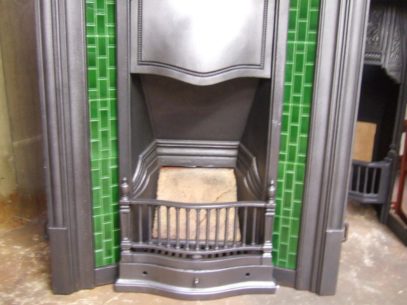Antique Edwardian Tiled Fireplace - 257TC - Image 5