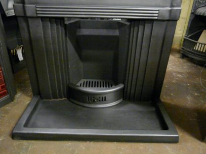 Original Art Deco Fireplace and Hearth - 022LC - Image 8