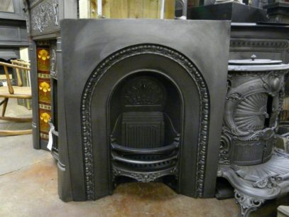 Victorian Cast Iron Arched Insert - 045AI
