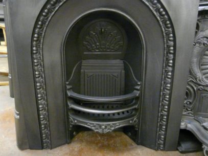 Victorian Cast Iron Arched Insert - 045AI - Image 2