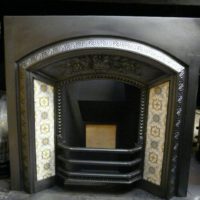 Victorian Arched Tiled Insert - 091TI