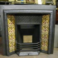 Victorian Tiled Fireplace Insert - 118TI