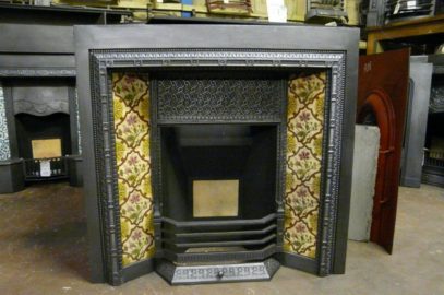 Victorian Tiled Fireplace Insert - 118TI