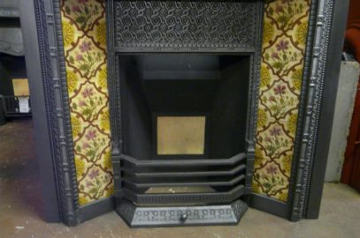 Victorian Tiled Fireplace Insert - 118TI - Image 4