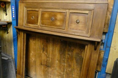 Edwardian / 1920s Oak Fireplace Surround - 125WS 