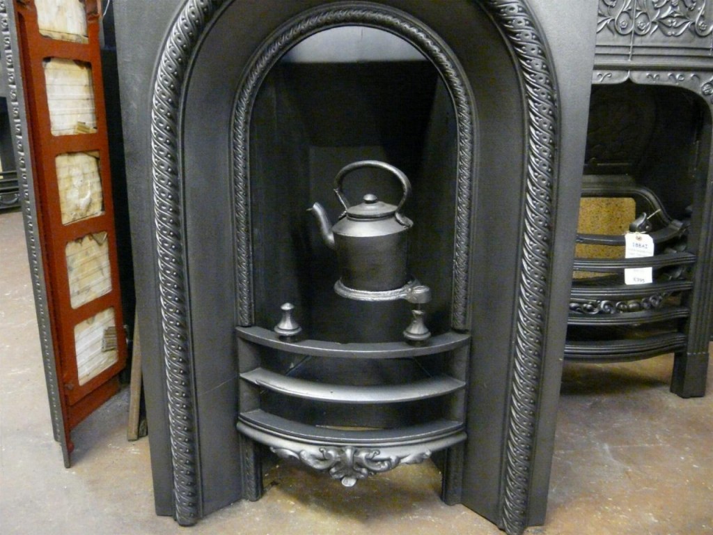 Victorian Arched Bedroom Fireplace Insert 135AI Antique Fireplace Co