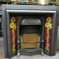 Victorian Tiled Fireplace Insert - 162TI 